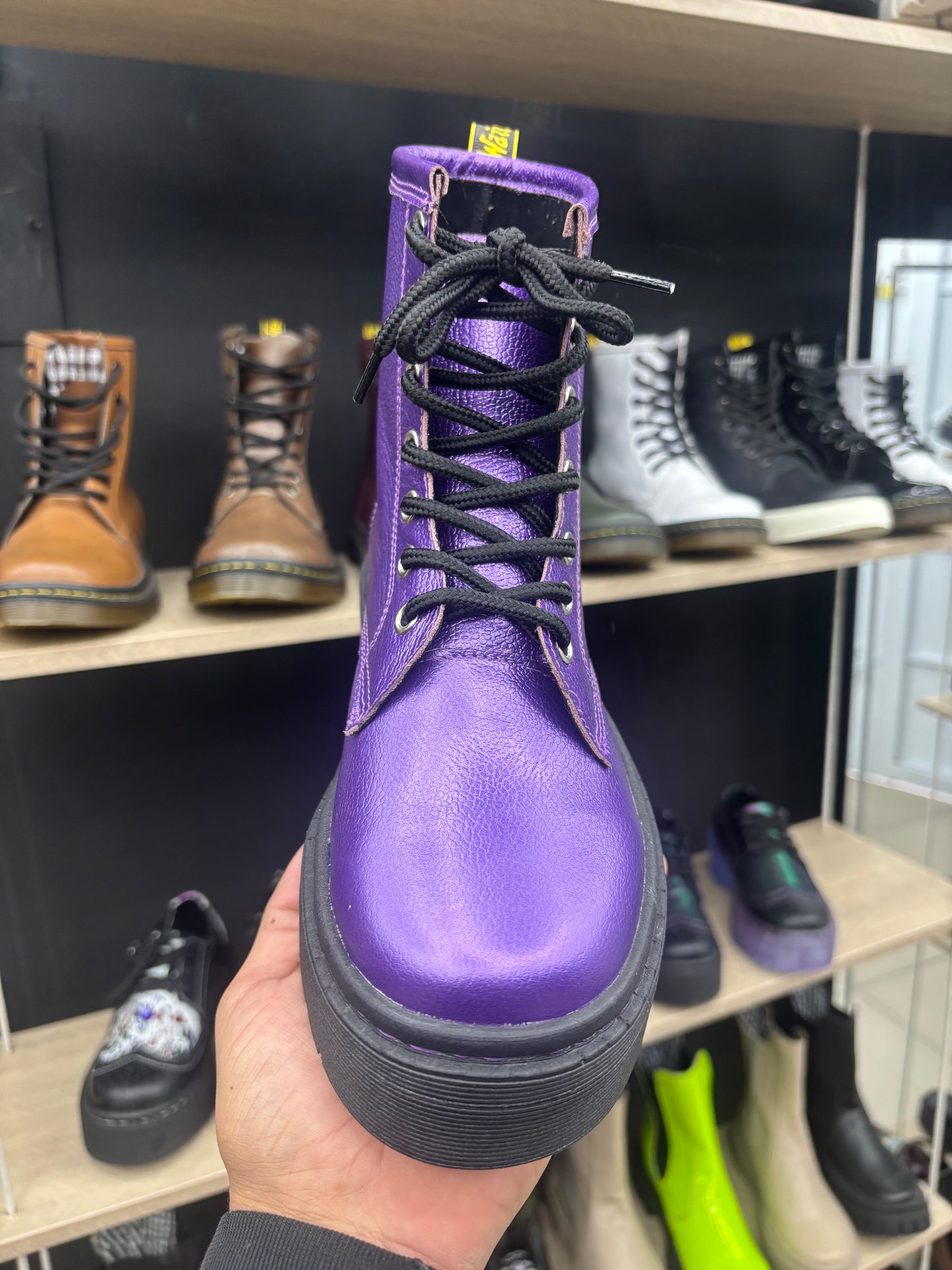 Militar morado metalizado sn