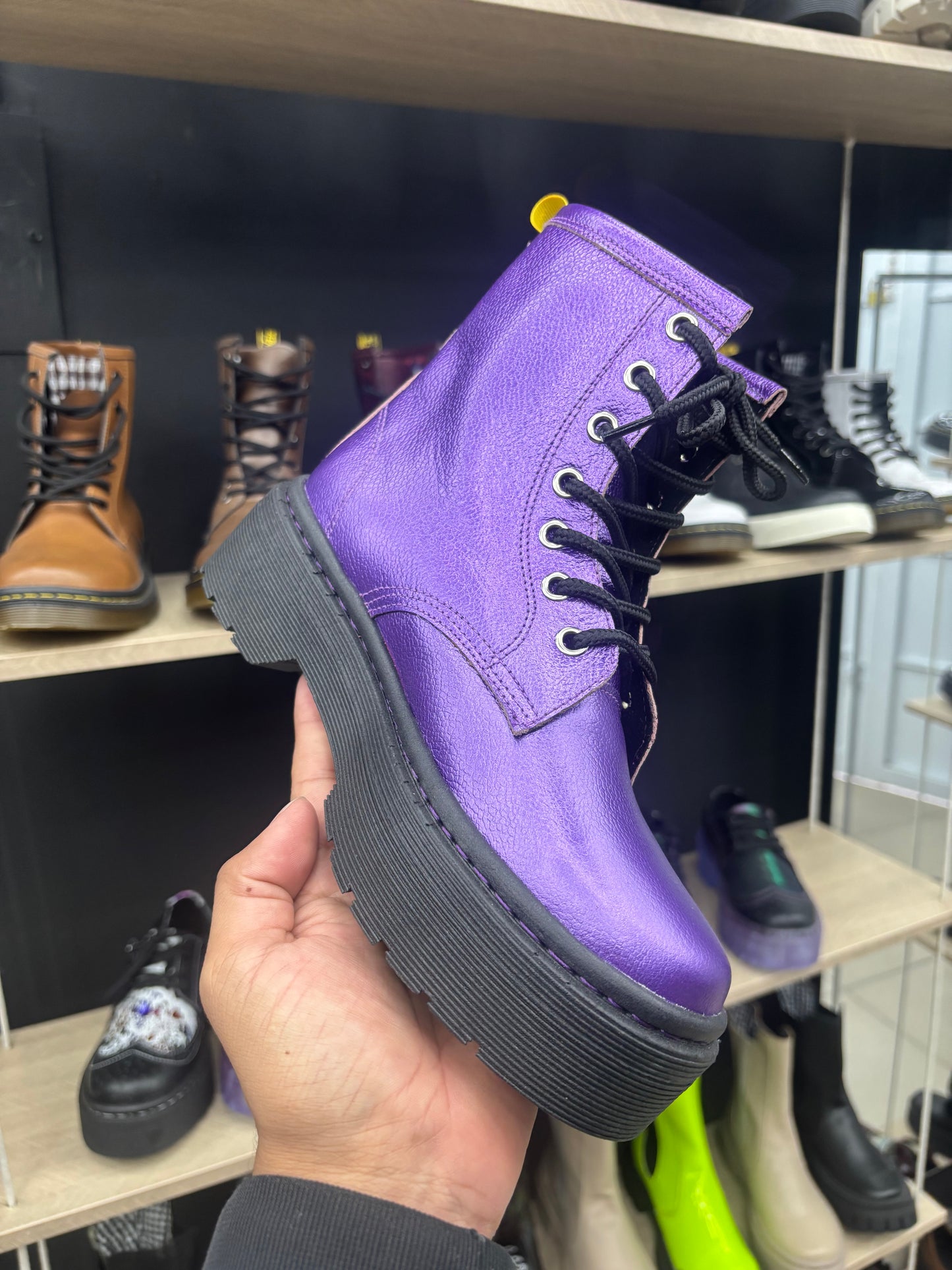 Militar morado metalizado sn