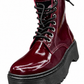 Militar vinotinto cuero