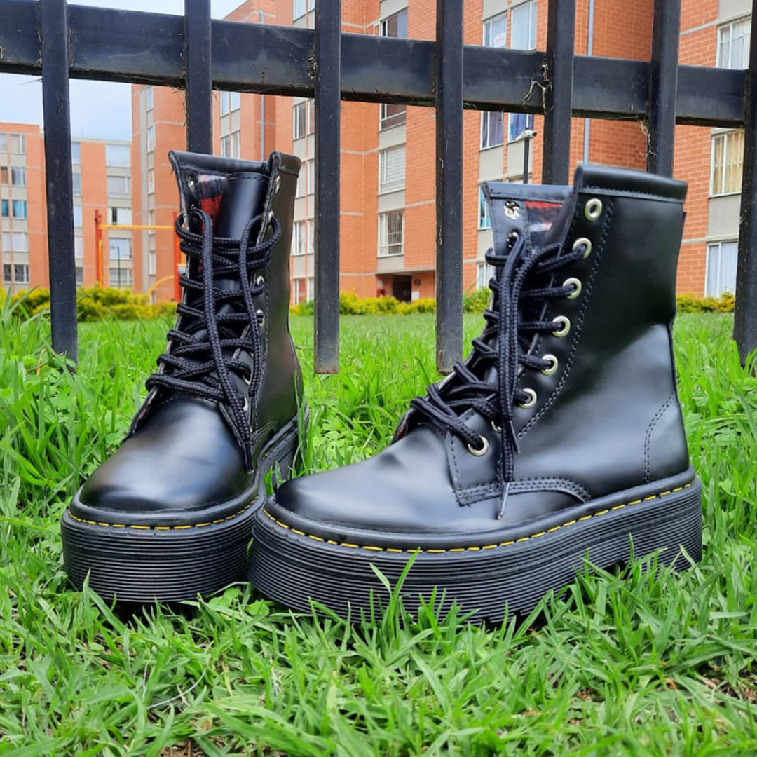 Botas Militar Plataforma 5cm