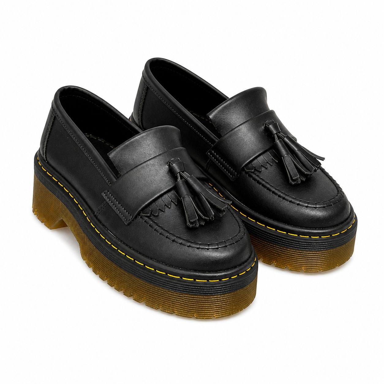 Zapatos Mocasín Plataforma PVC
