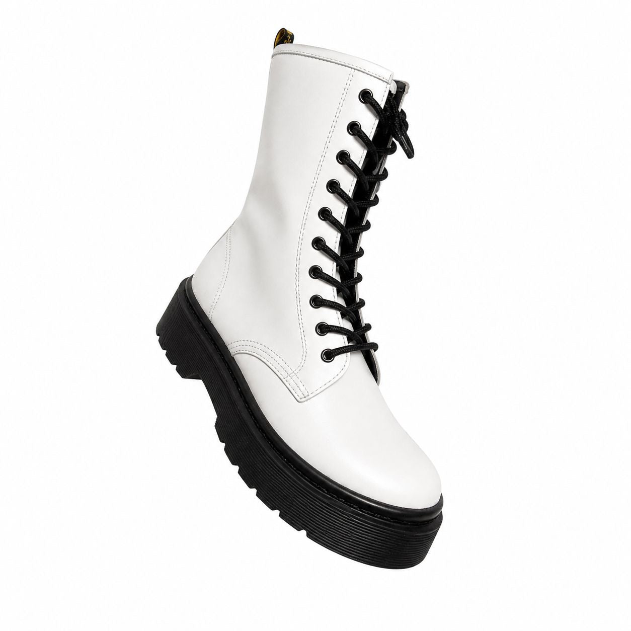 Botas Militar 10 Ojales Plataforma 5cm